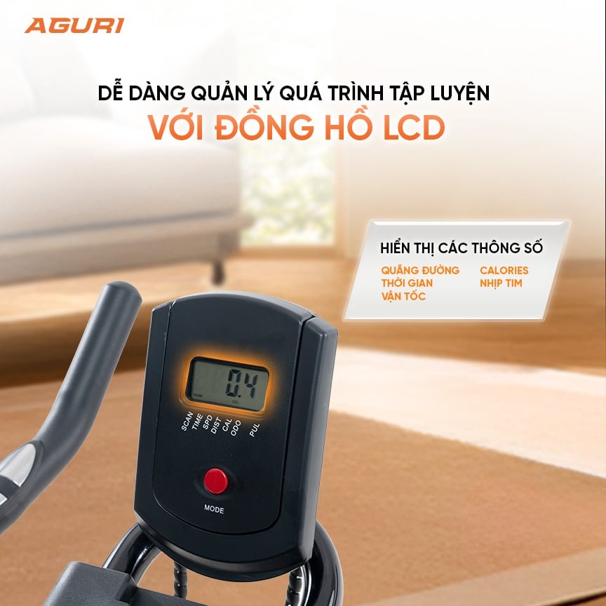 xe đạp tập thể dục AGURI AGS-221 3