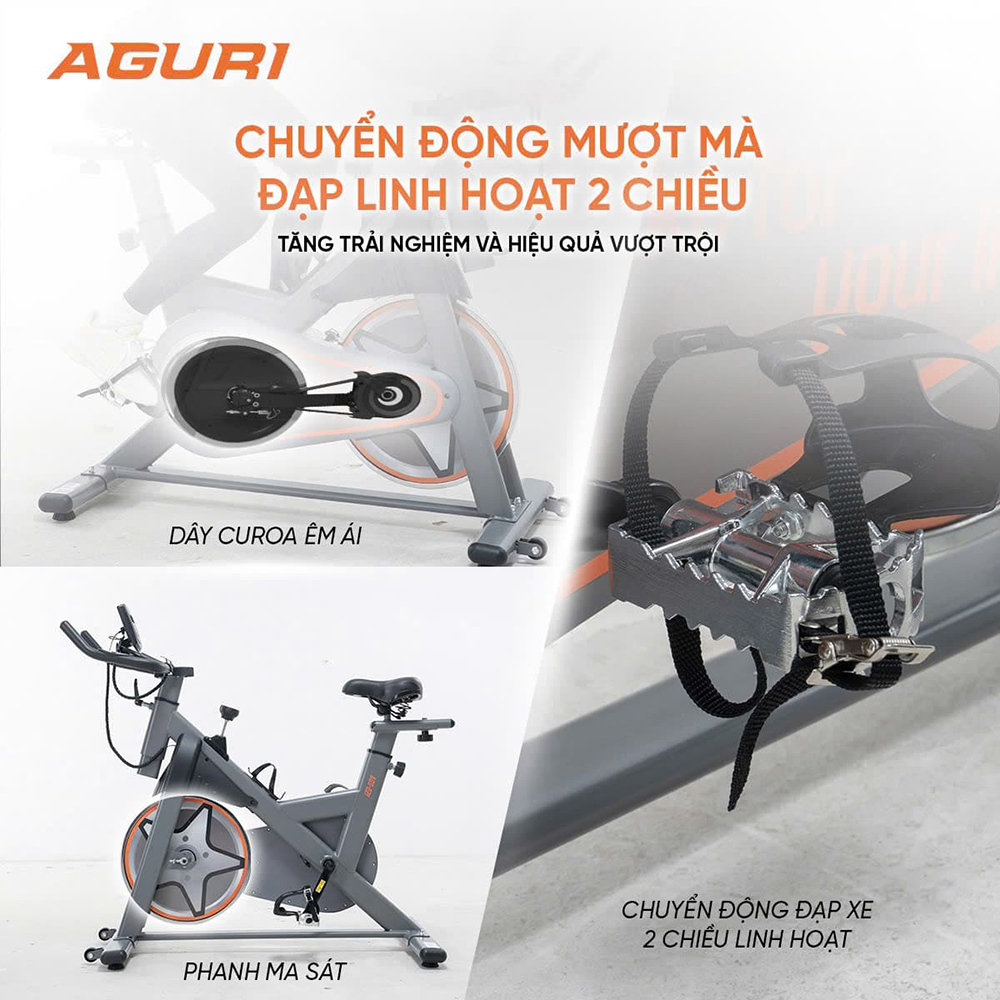 xe đạp tập thể dục AGURI AGS-221 9