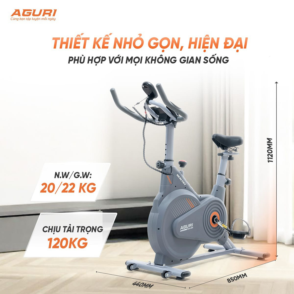 xe đạp tập thể dục AGURI AGS-222 2