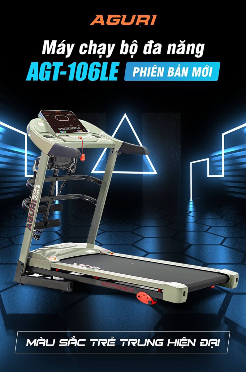 máy chạy bộ AGURI AGT-106LE 1