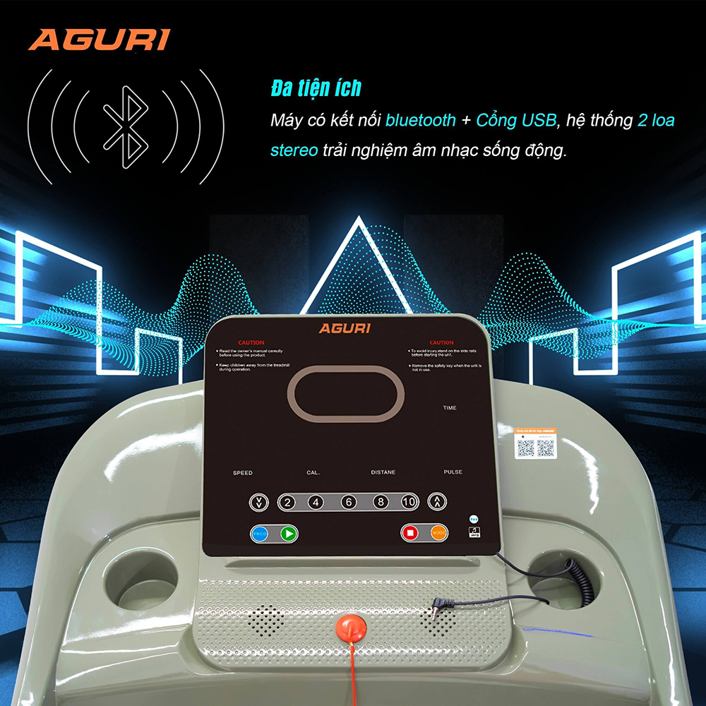 máy chạy bộ AGURI AGT-106LE 5