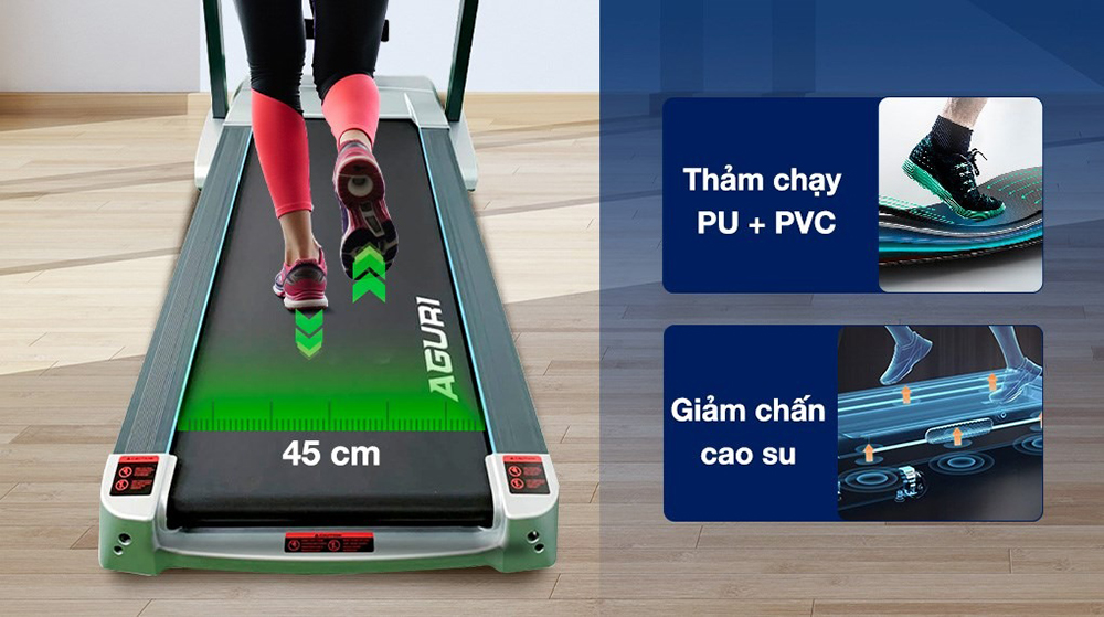 máy chạy bộ AGURI AGT-115L 7
