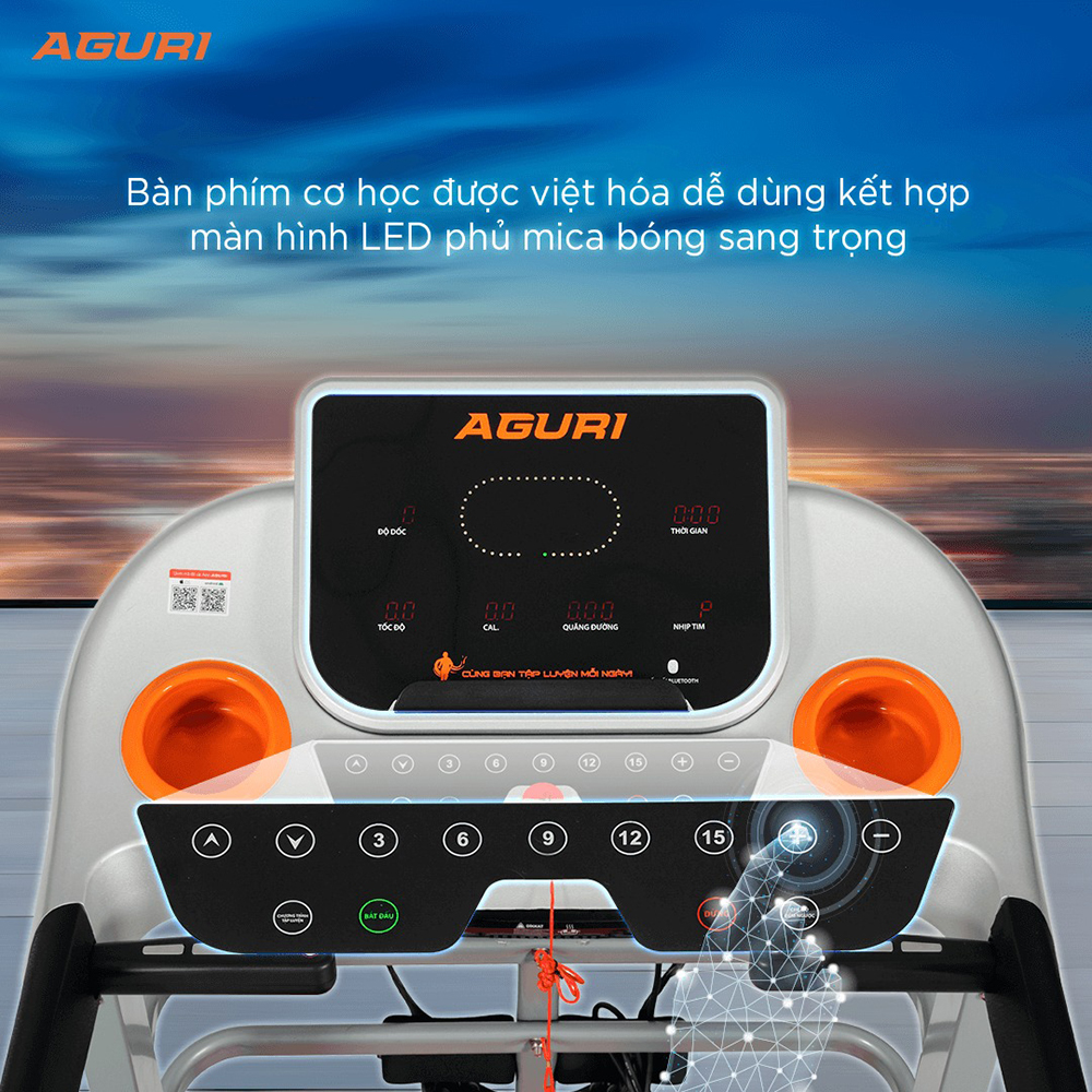 máy chạy bộ AGURI AGT-116LE 5