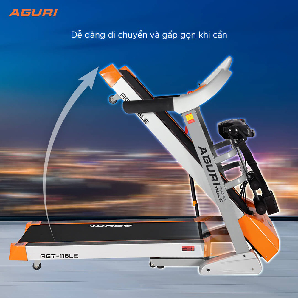 máy chạy bộ AGURI AGT-116LE 8