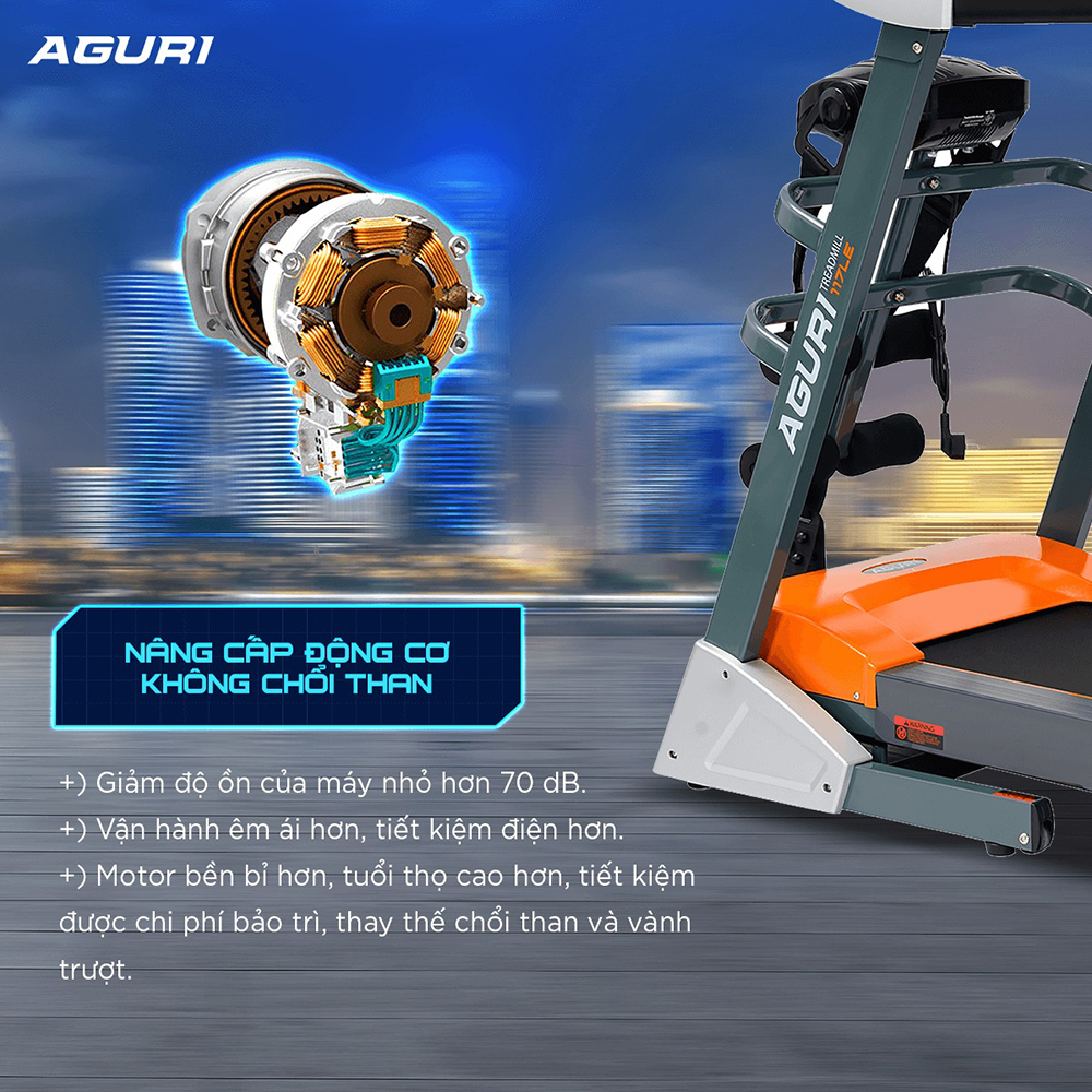 máy chạy bộ AGURI AGT-117LE 4