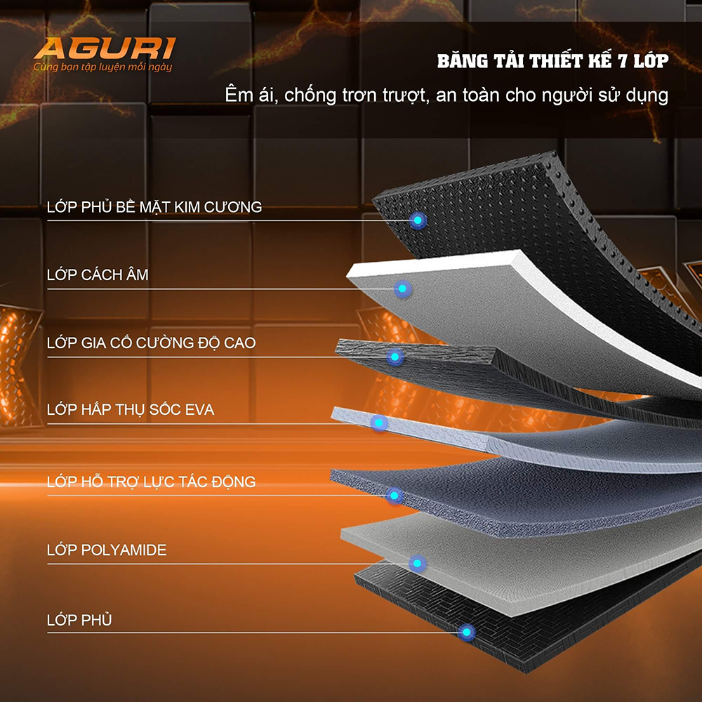 máy chạy bộ AGURI AGT-119L 10
