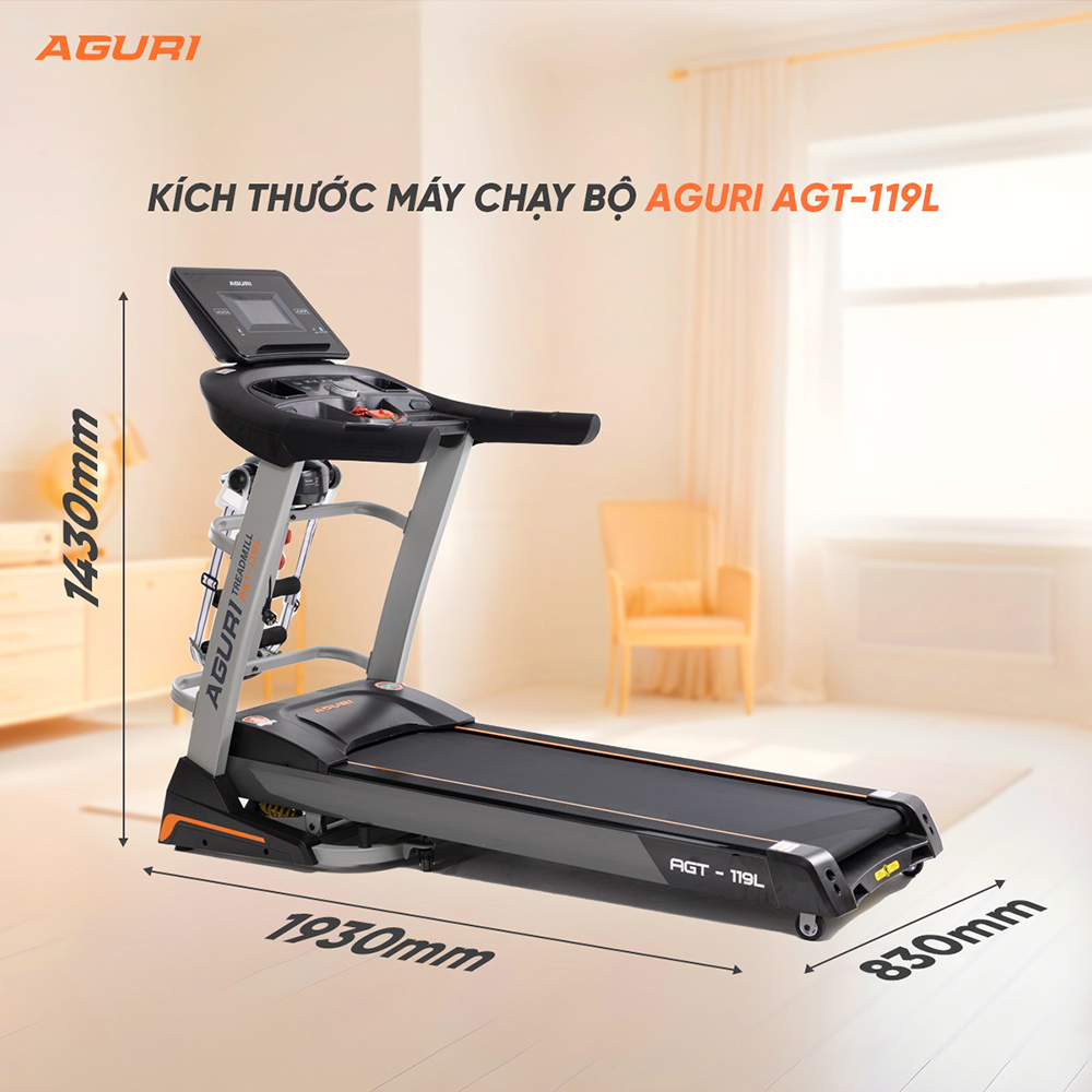máy chạy bộ AGURI AGT-119L 11