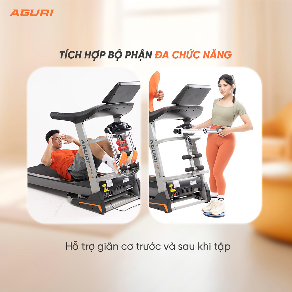 máy chạy bộ AGURI AGT-119L 4