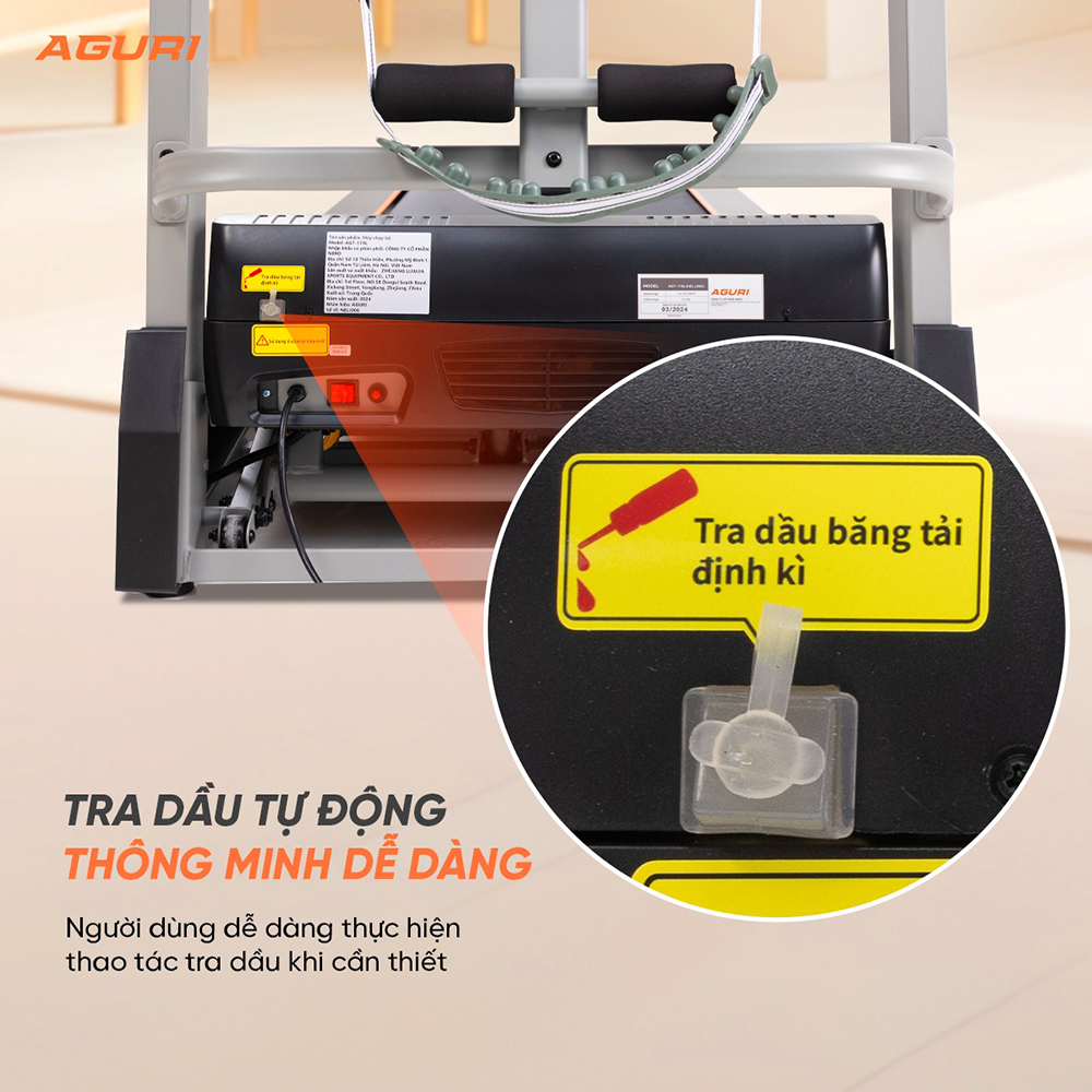 máy chạy bộ AGURI AGT-119L 9