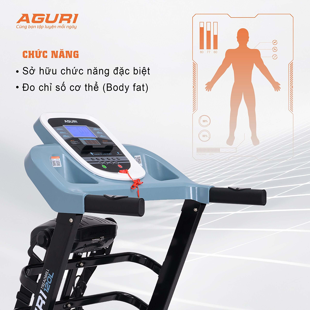 máy chạy bộ AGURI AGT-120L 4