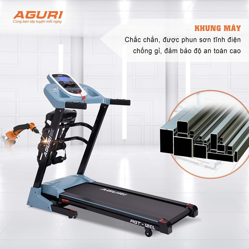 máy chạy bộ AGURI AGT-120L 5