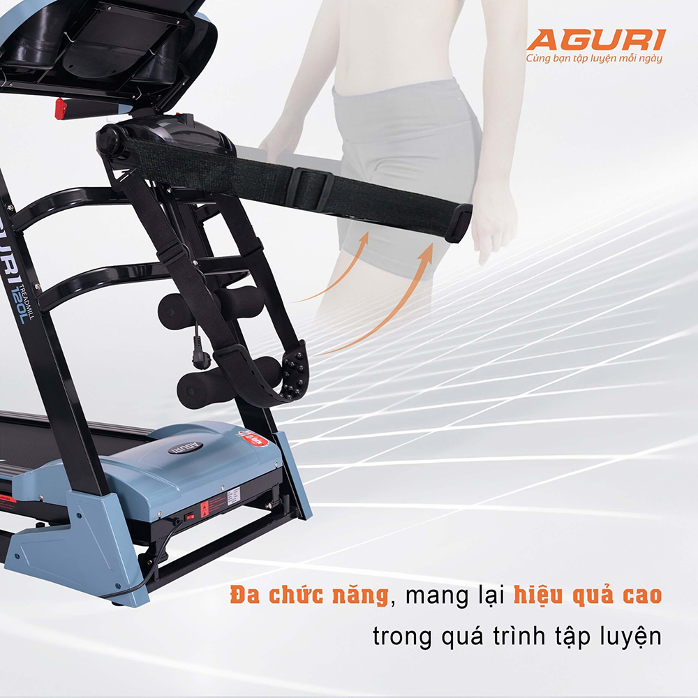 máy chạy bộ AGURI AGT-120L 8