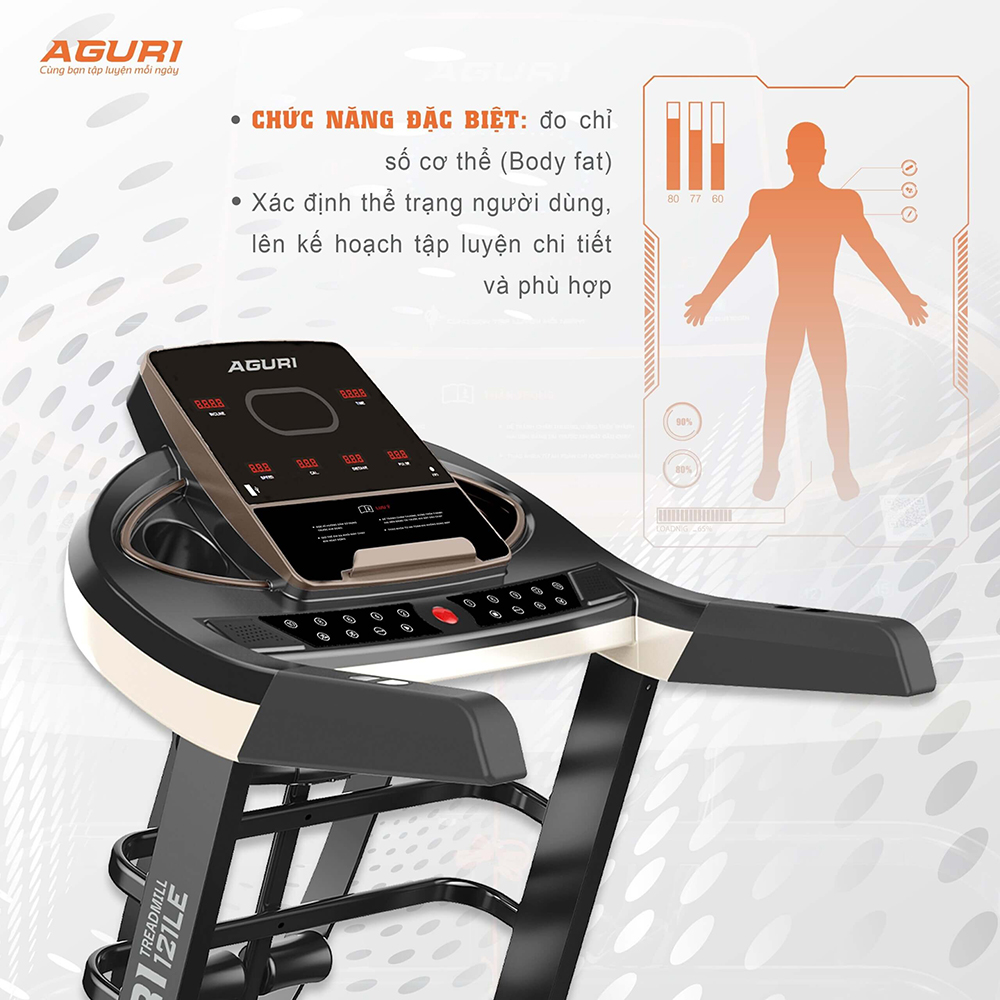 máy chạy bộ AGURI AGT-121LE 1