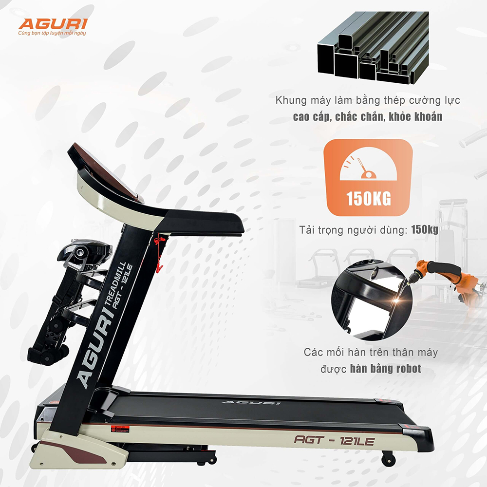 máy chạy bộ AGURI AGT-121LE 10