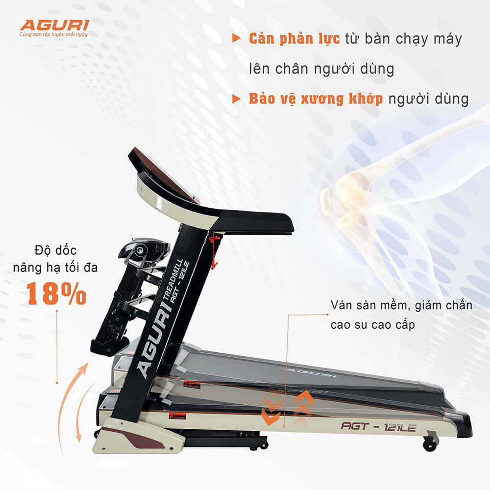 máy chạy bộ AGURI AGT-121LE 2