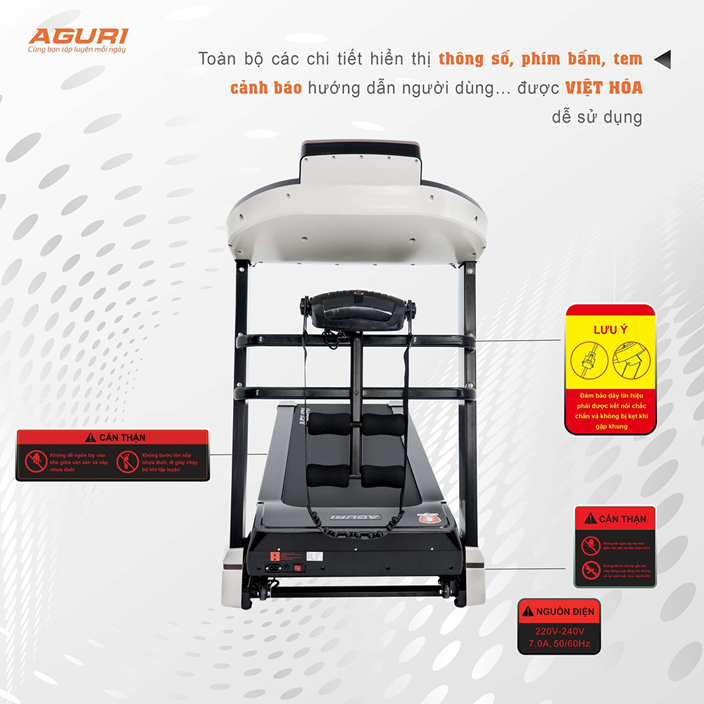 máy chạy bộ AGURI AGT-121LE 3
