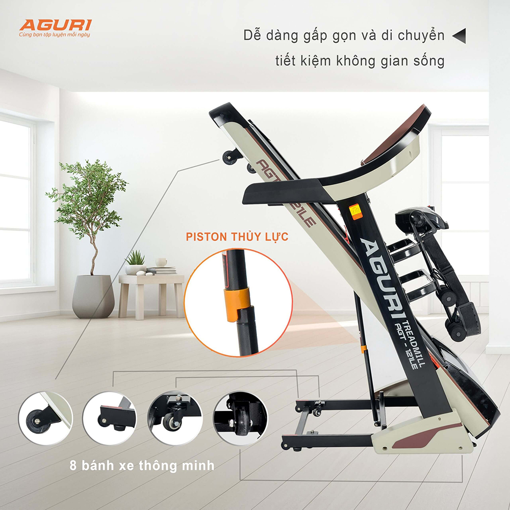 máy chạy bộ AGURI AGT-121LE 4