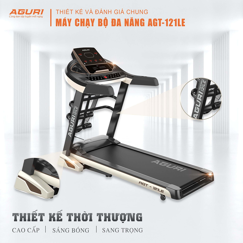 máy chạy bộ AGURI AGT-121LE 8