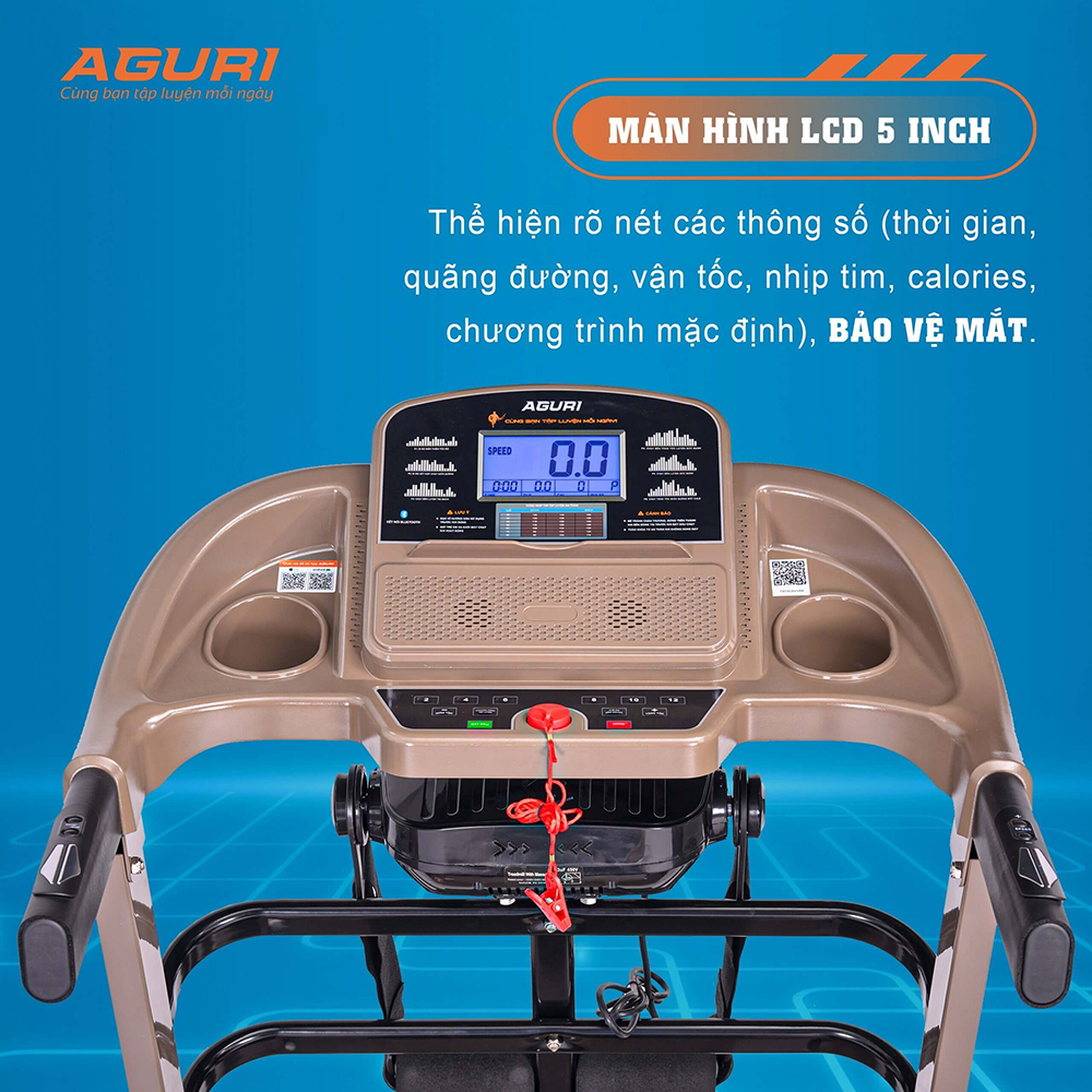 máy chạy bộ AGURI AGT-122L 2
