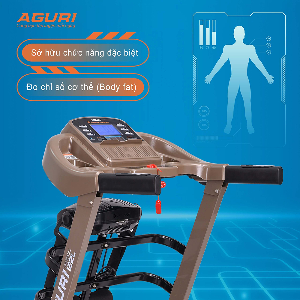 máy chạy bộ AGURI AGT-122L 4