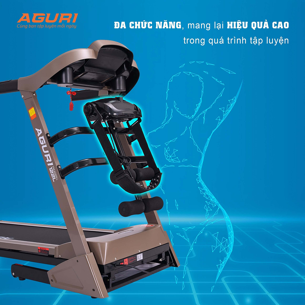 máy chạy bộ AGURI AGT-122L 8