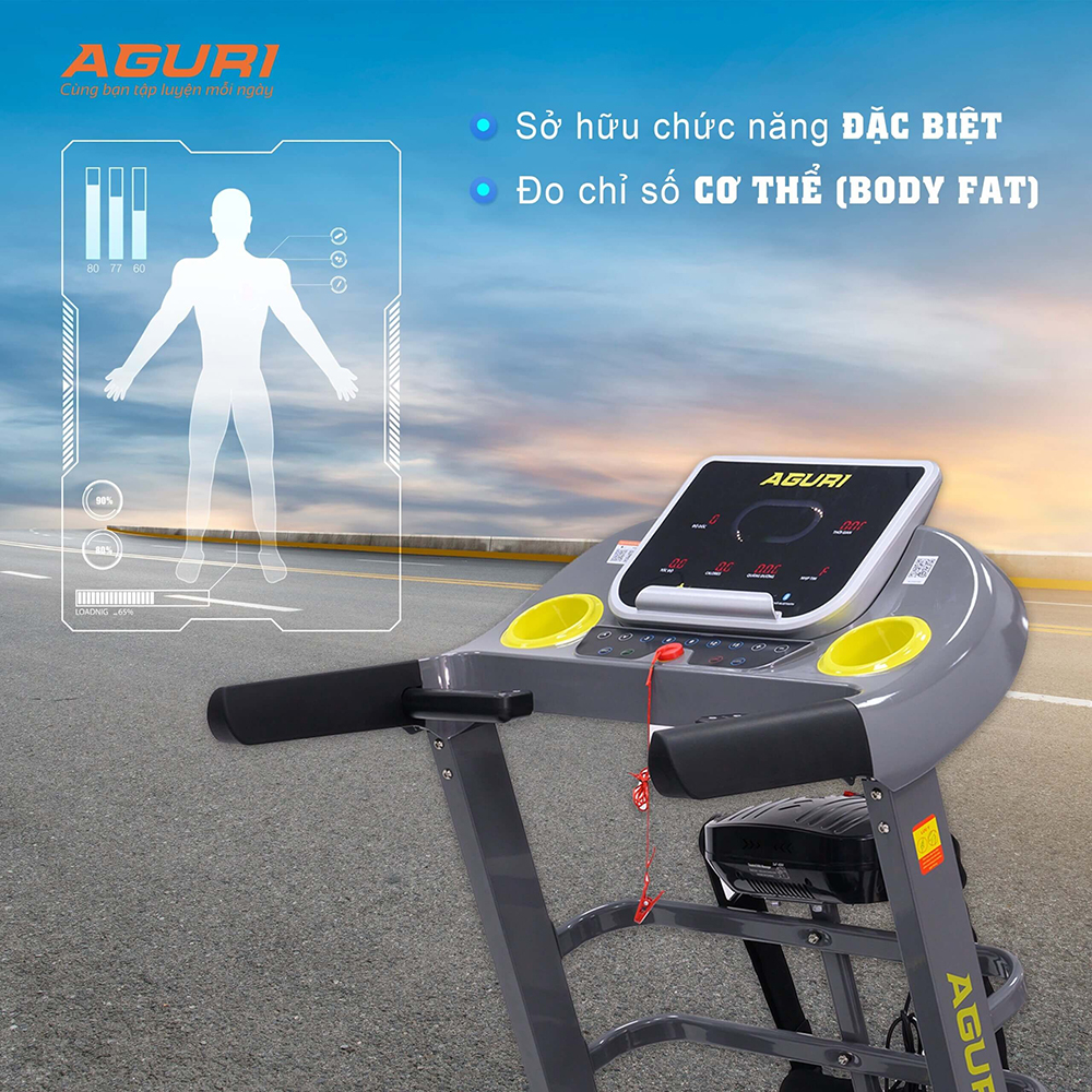 máy chạy bộ AGURI AGT-123LE 4