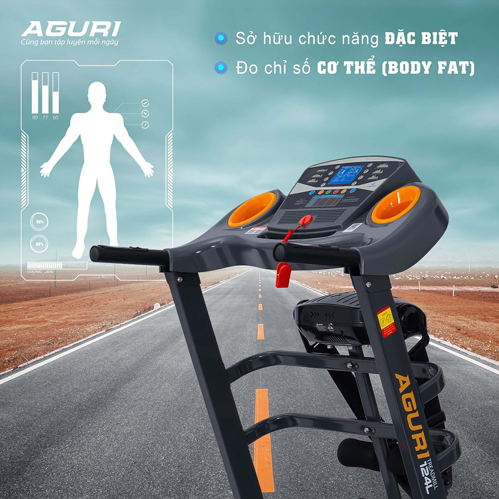 máy chạy bộ AGURI AGT-124L 5