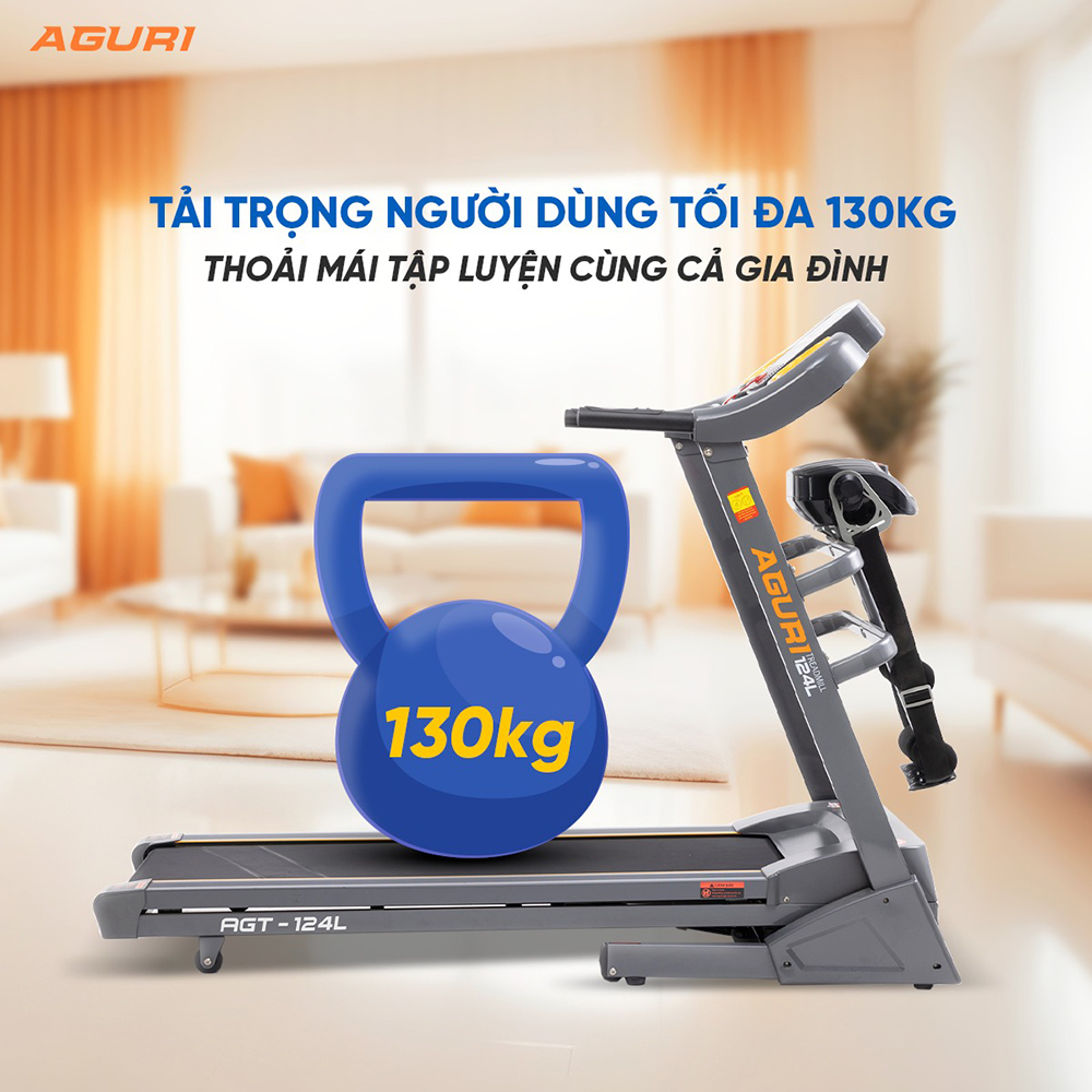 máy chạy bộ AGURI AGT-124L 9