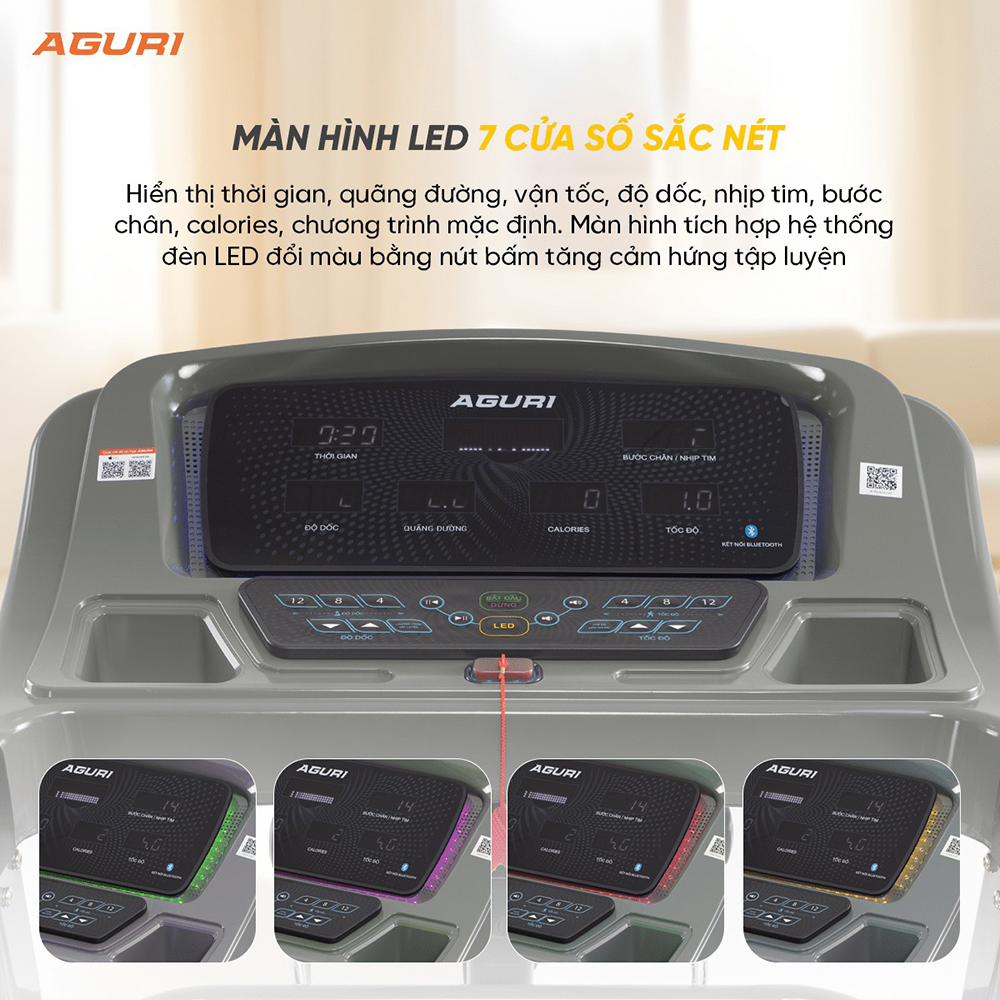 máy chạy bộ AGURI AGT-126LE 2