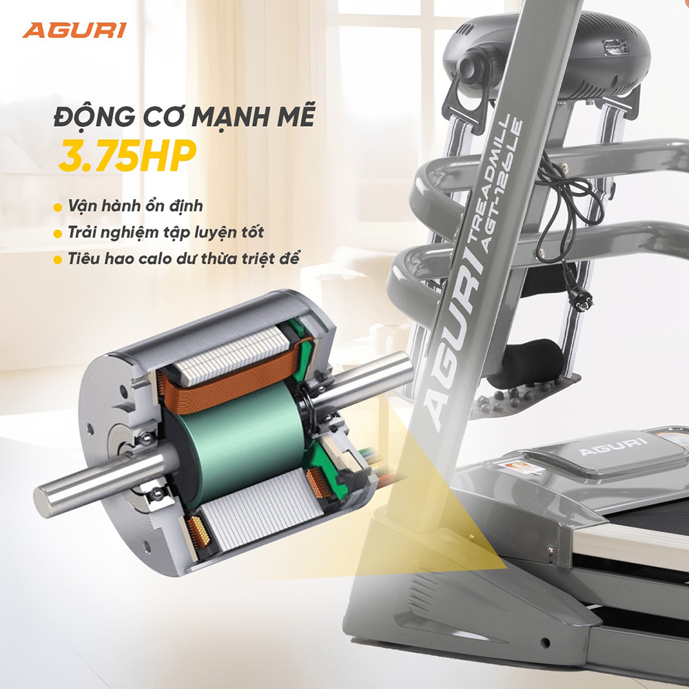 máy chạy bộ AGURI AGT-126LE 6