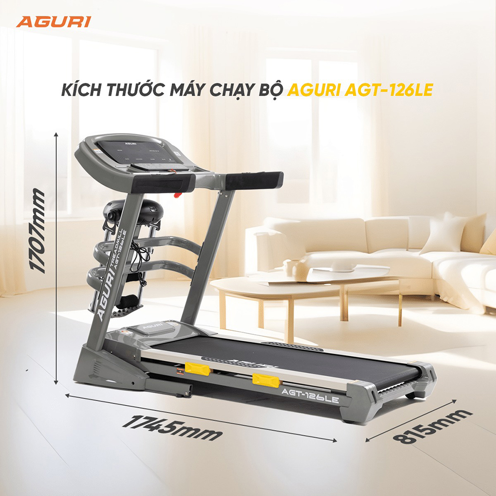 máy chạy bộ AGURI AGT-126LE 9