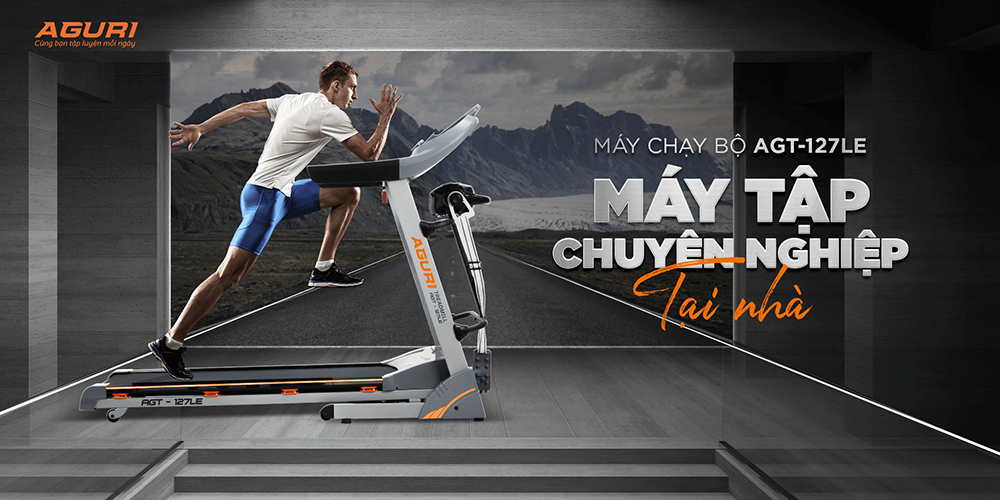máy chạy bộ AGURI AGT-127LE 1