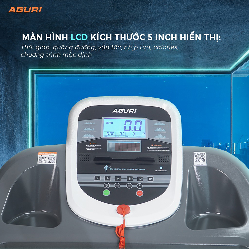 máy chạy bộ AGURI AGT-128L 2