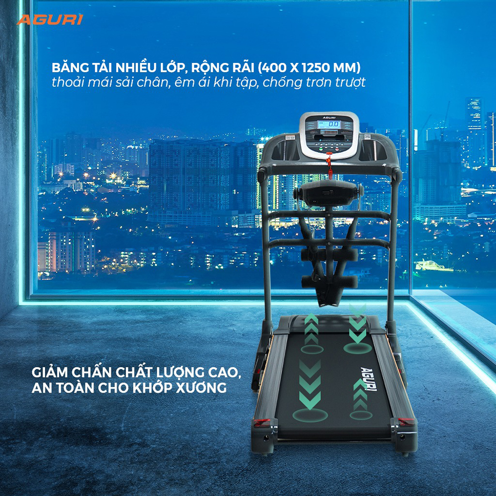 máy chạy bộ AGURI AGT-128L 3