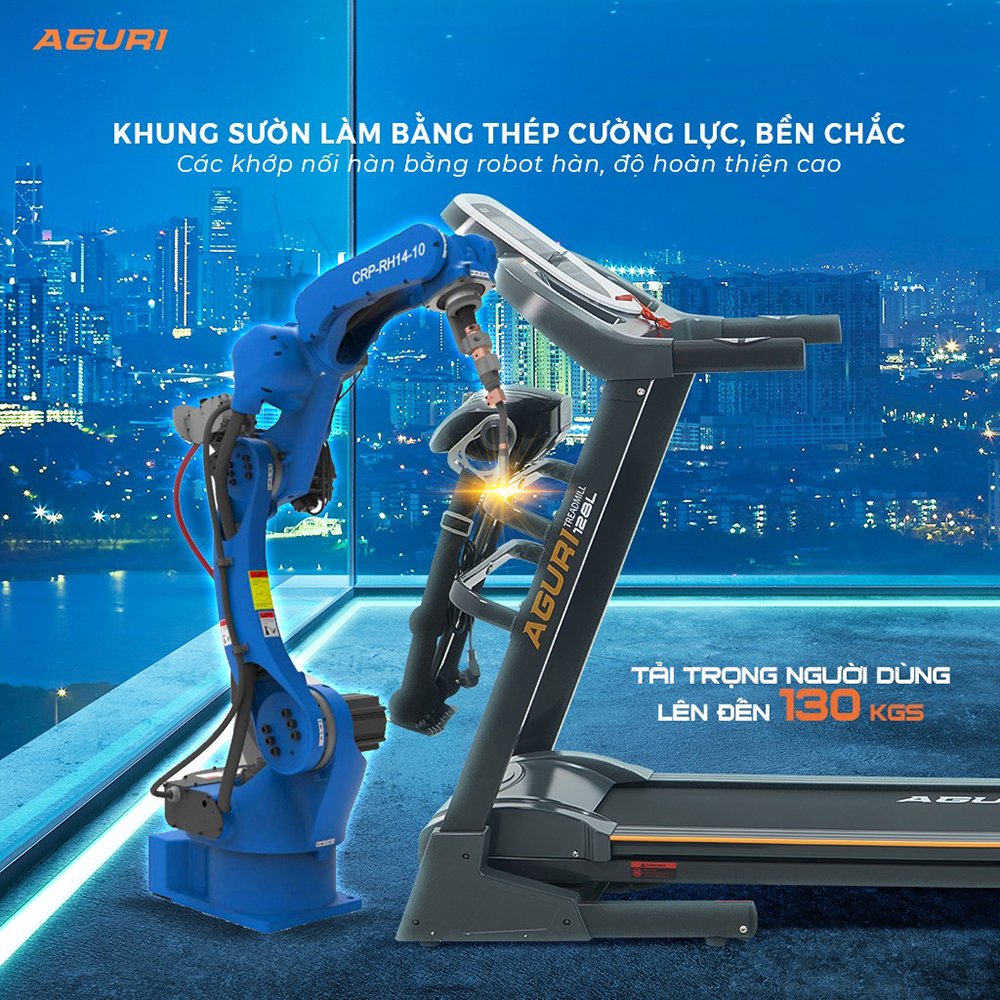 máy chạy bộ AGURI AGT-128L 5