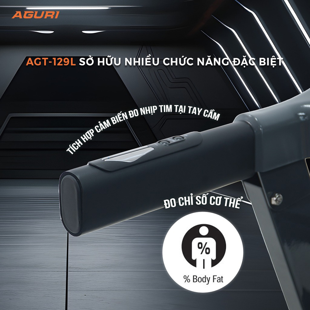 máy chạy bộ AGURI AGT-129L 10