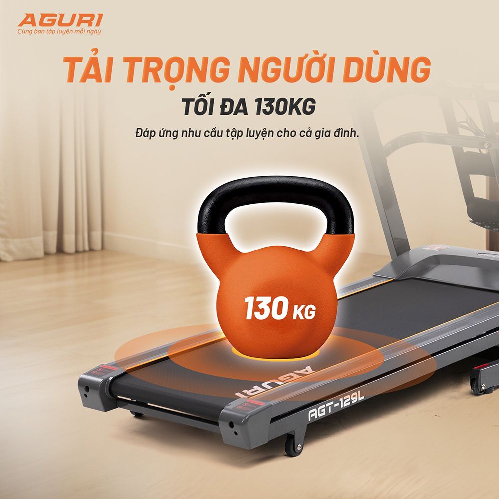 máy chạy bộ AGURI AGT-129L 12