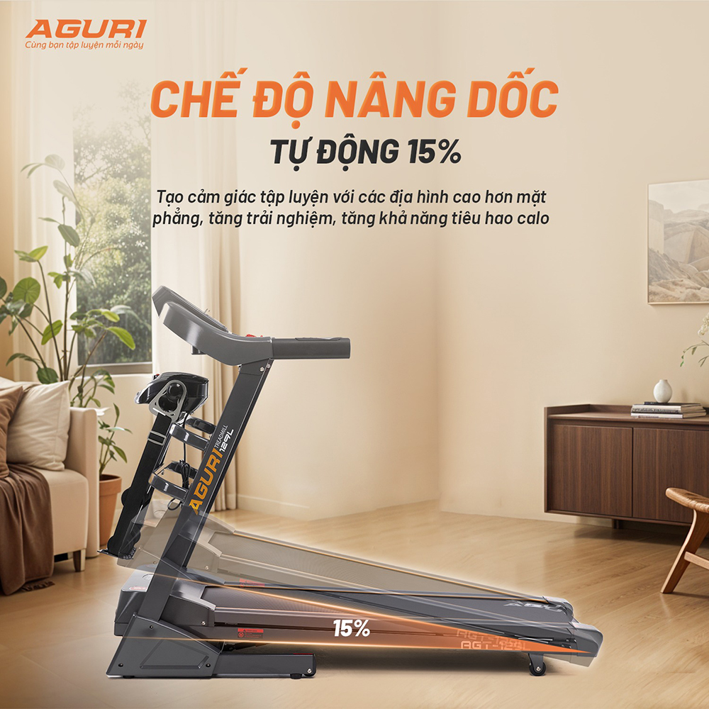 máy chạy bộ AGURI AGT-129L 4