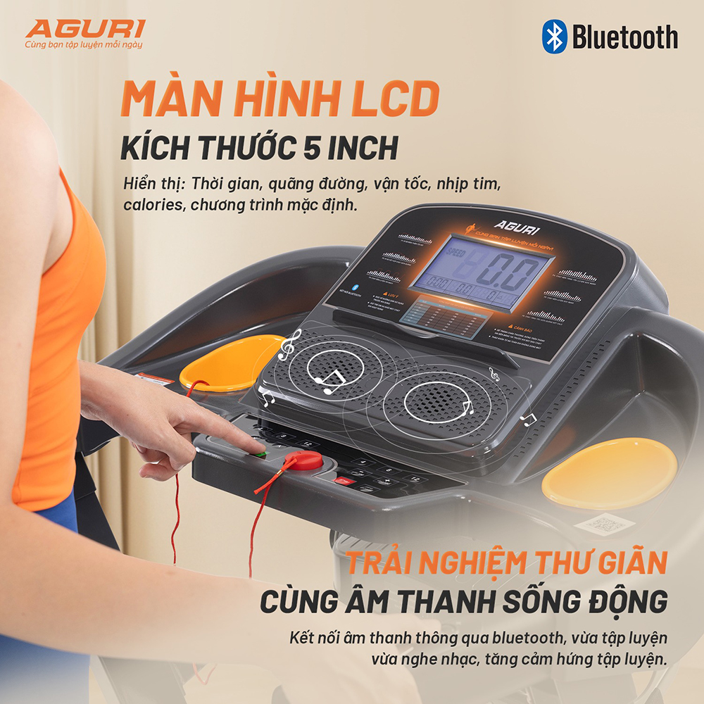máy chạy bộ AGURI AGT-129L 5