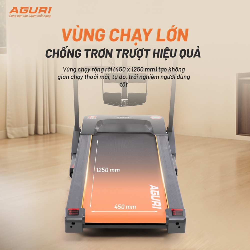 máy chạy bộ AGURI AGT-129L 7