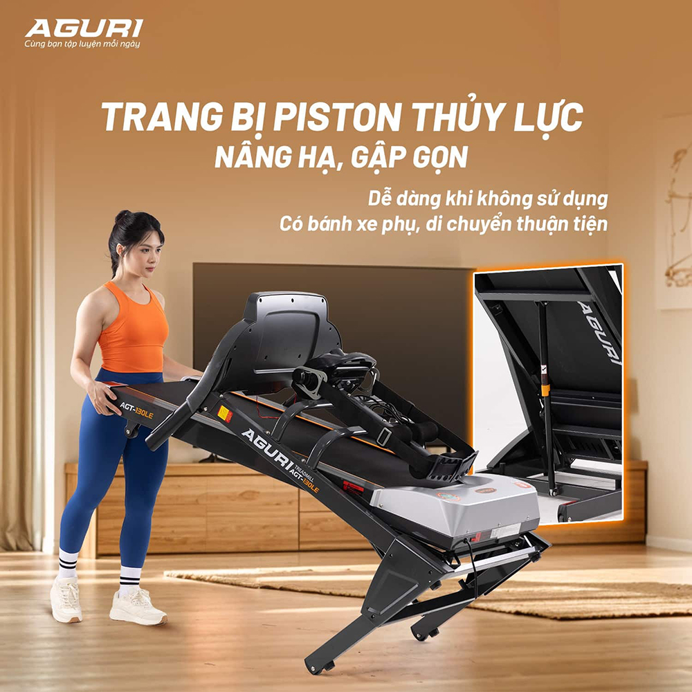 máy chạy bộ AGURI AGT-130LE 12