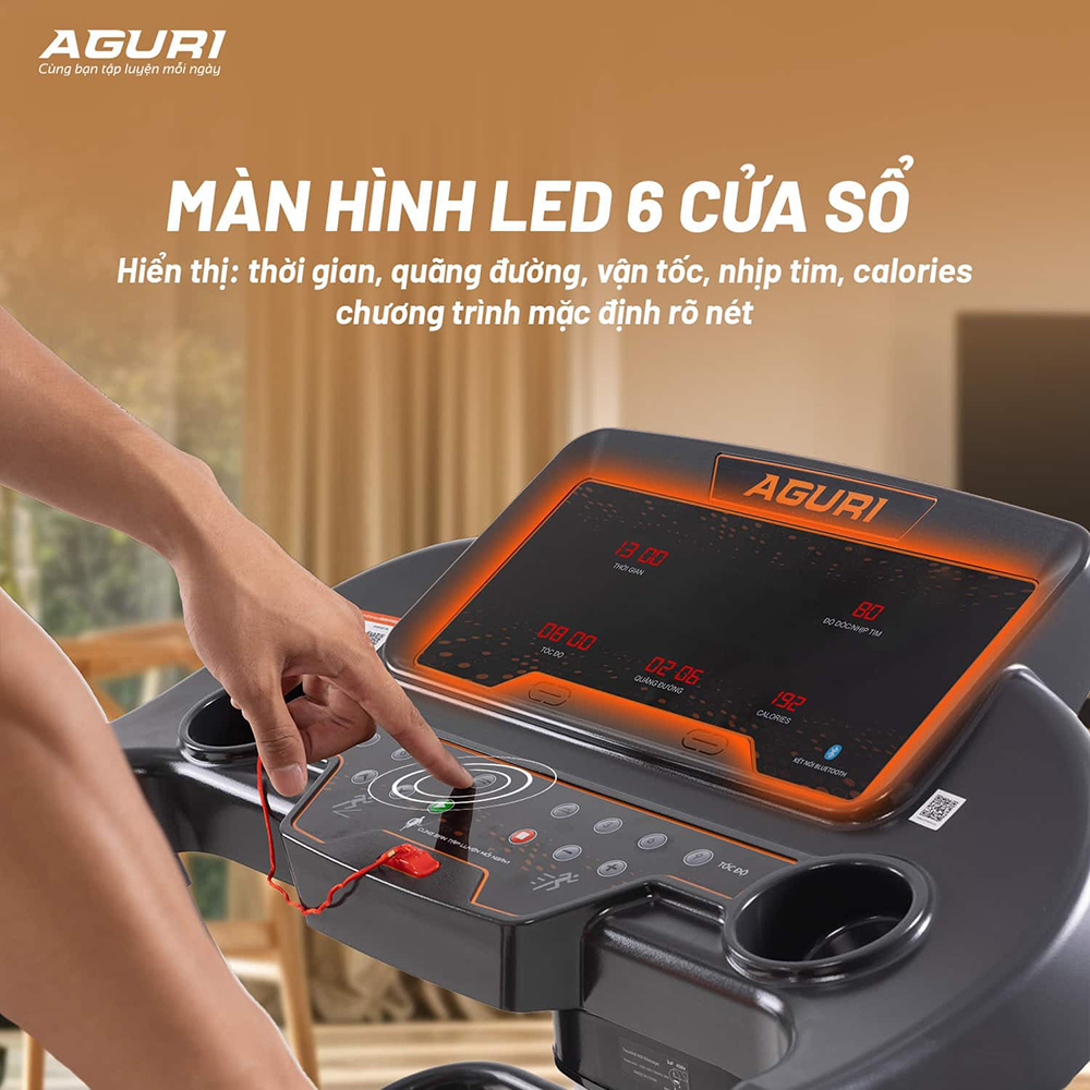 máy chạy bộ AGURI AGT-130LE 4
