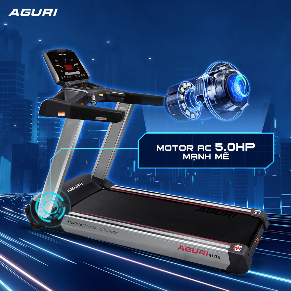 máy chạy bộ phòng Gym AGURI AGT-817LE 1