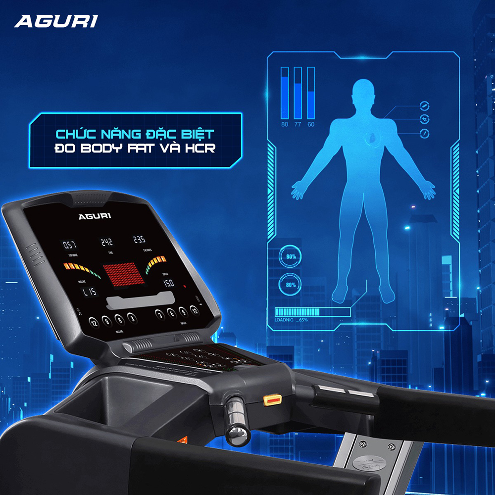 máy chạy bộ phòng Gym AGURI AGT-817LE 2