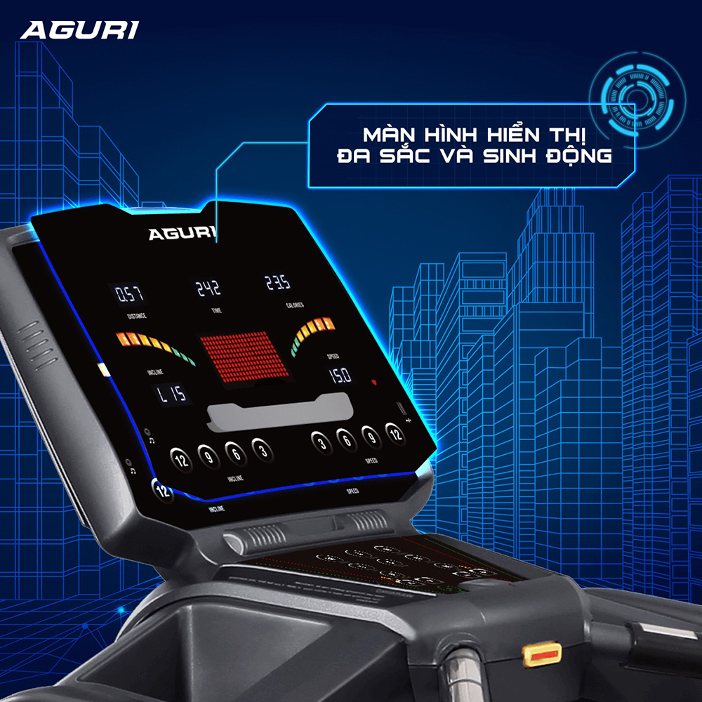 máy chạy bộ phòng Gym AGURI AGT-817LE 3