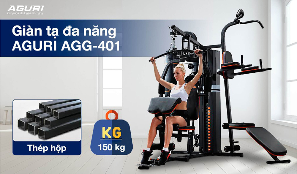 giàn tạ đa năng AGURI AGG-401 1