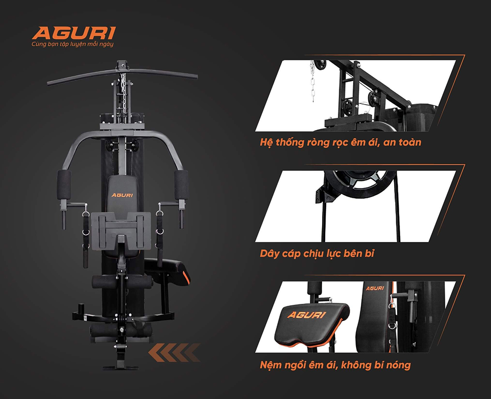 giàn tạ đa năng AGURI AGG-402 4