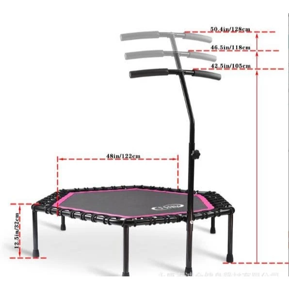 THIẾT KẾ HÌNH LỤC GIÁC RỘNG RÃI, TỐI ƯU CHO JUMPING FITNESS