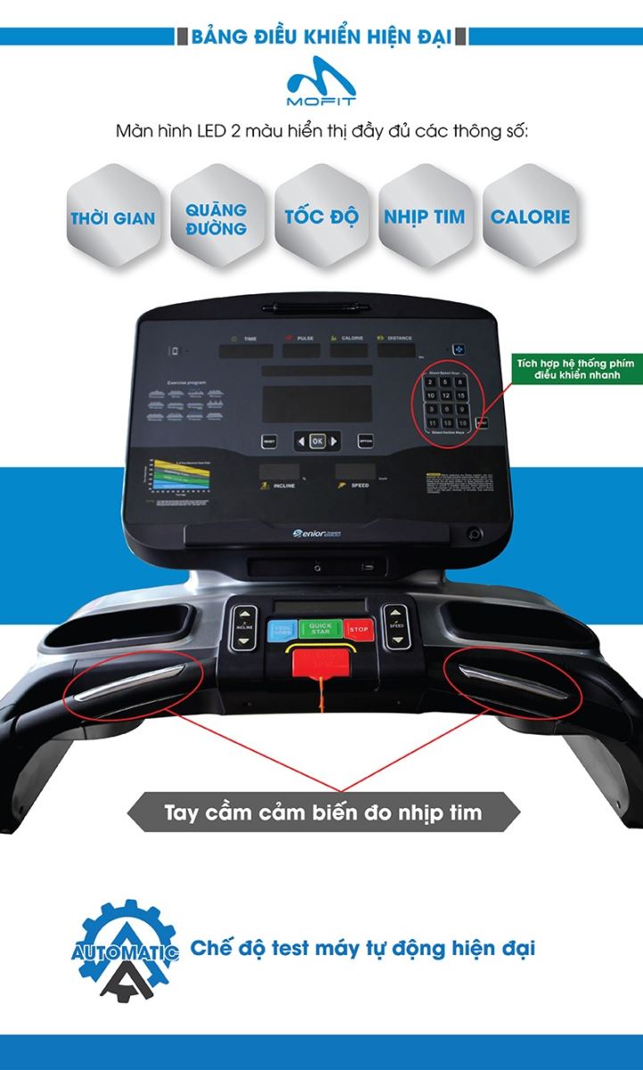 máy chạy bộ phòng Gym Mofit Senior 6900 2