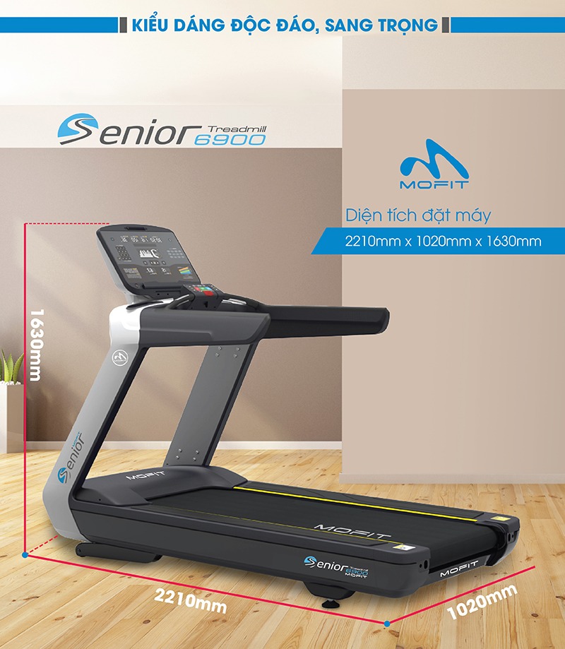 máy chạy bộ phòng Gym Mofit Senior 6900 7
